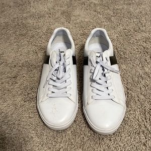 Pony white casual dress shoes